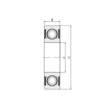 61826-2RS CX Deep Groove Ball Bearings