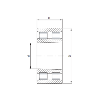 NN3184 K ISO Cylindrical Roller Bearings