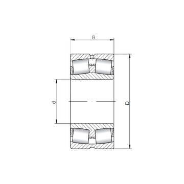 24034W33 ISO Spherical Roller Bearings