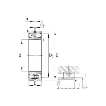 24060-B-MB FAG Spherical Roller Bearings