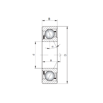 7334 C ISO Angular Contact Ball Bearings