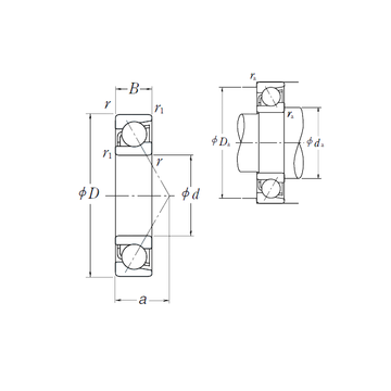 7238 A NSK Angular Contact Ball Bearings