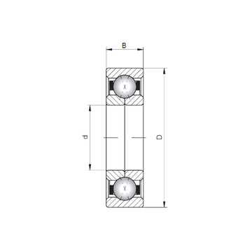 QJ1060 CX Angular Contact Ball Bearings