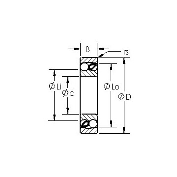 2306 AST Self Aligning Ball Bearings