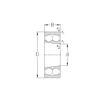 2208-K NKE Self Aligning Ball Bearings