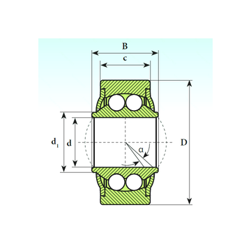 GE 08 BBH ISB Self Aligning Ball Bearings