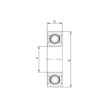 61811 ISO Deep Groove Ball Bearings