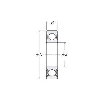 MJ5/8-2RS RHP Deep Groove Ball Bearings