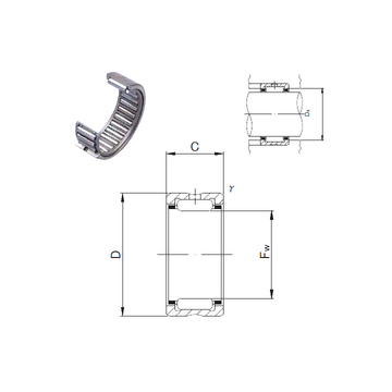 RNA496M  JNS Needle Roller Bearings