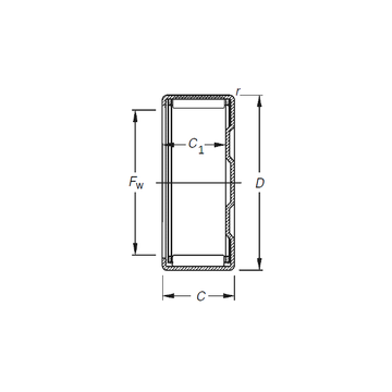 BK1212  Timken Needle Roller Bearings