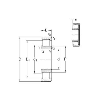 NJ215-E-M6 NKE Cylindrical Roller Bearings