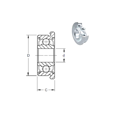 SF688-2ZW4 ZEN Deep Groove Ball Bearings