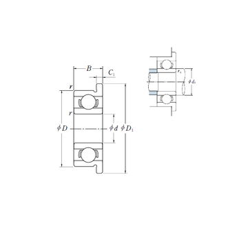 MF72 ISO Deep Groove Ball Bearings