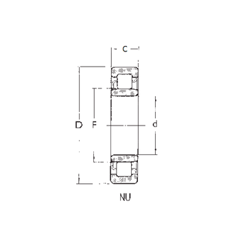 NU2213 FBJ Cylindrical Roller Bearings #1 small image