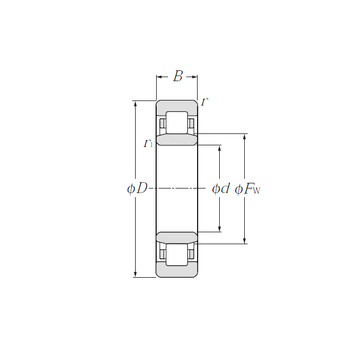 NU1030 NTN Cylindrical Roller Bearings #1 small image