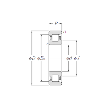 NF2308 CYSD Cylindrical Roller Bearings #1 small image