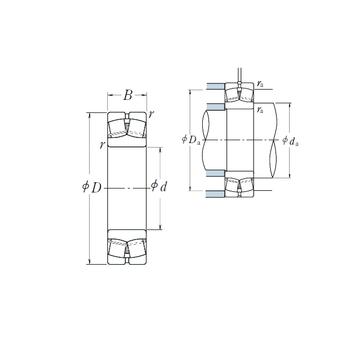 22224EAE4 NSK Spherical Roller Bearings #1 small image