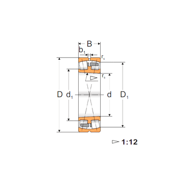 23232 KMBW33 MPZ Spherical Roller Bearings #1 small image