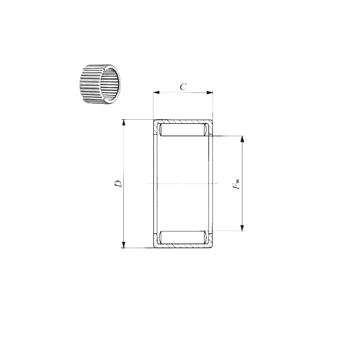 YB 812  IKO Needle Roller Bearings #1 small image