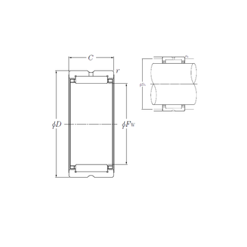 RNA59/32  NTN Needle Roller Bearings #1 small image