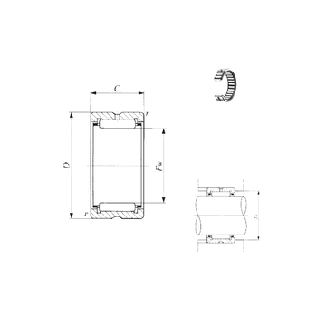 TAF 51012  IKO Needle Roller Bearings #1 small image