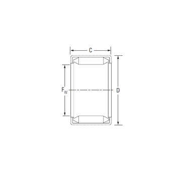 B-610  KOYO Needle Roller Bearings #1 small image