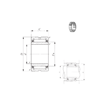 TAFI 405530  IKO Needle Roller Bearings #1 small image