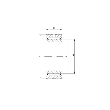 NA4822  ISO Needle Roller Bearings #1 small image