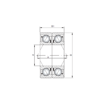 7230 B-UO CX Angular Contact Ball Bearings #1 small image