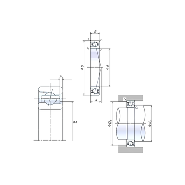 75BER19H NSK Angular Contact Ball Bearings