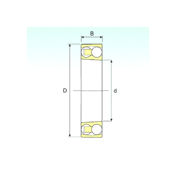 2309 KTN9 ISB Self Aligning Ball Bearings #1 small image