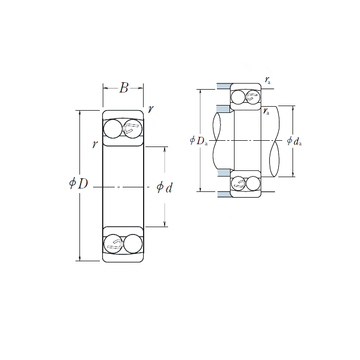 1300 NSK Self Aligning Ball Bearings #1 small image