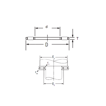 AXK2542  KOYO Needle Roller Bearings