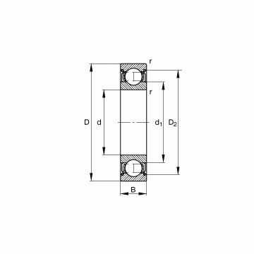 623-2Z FAG Deep Groove Ball Bearings