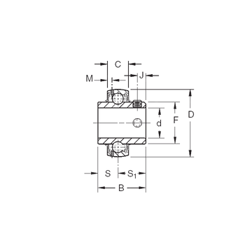 GYE15KRRB Timken Deep Groove Ball Bearings #1 small image