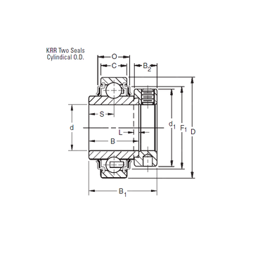 1104KRR Timken Deep Groove Ball Bearings #1 small image