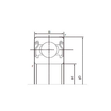 6812ZZ NACHI Deep Groove Ball Bearings