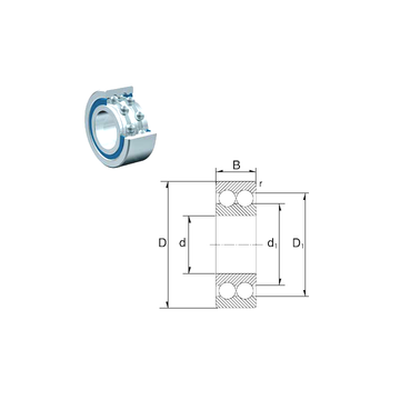 4208 ZEN Deep Groove Ball Bearings #1 small image