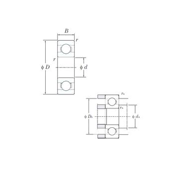 ML5009 KOYO Deep Groove Ball Bearings #1 small image