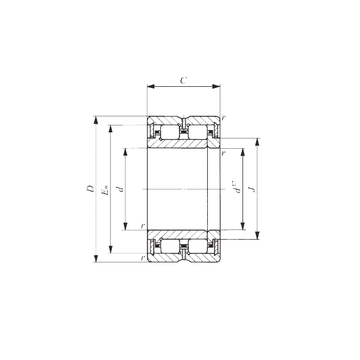 TRU 304830 IKO Cylindrical Roller Bearings #1 small image