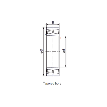 24132EX1K30 NACHI Cylindrical Roller Bearings