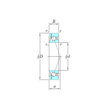 3NCHAF013CA KOYO Angular Contact Ball Bearings #1 small image