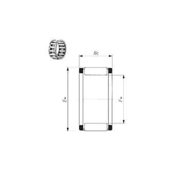 KT 121710 EG  IKO Needle Roller Bearings #1 small image