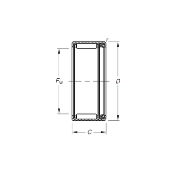 HK2018RS  Timken Needle Roller Bearings #1 small image