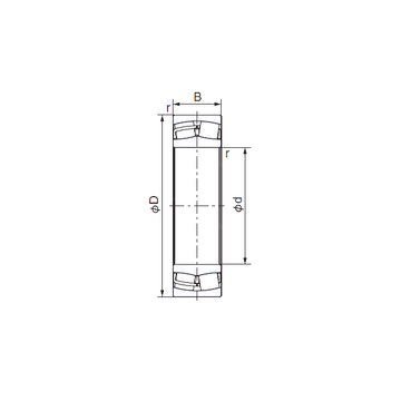 21320EX1 NACHI Cylindrical Roller Bearings #1 image